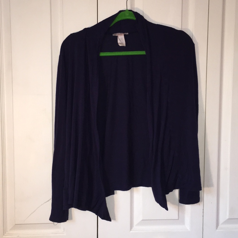Long sleeve cardigan sweater